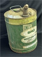 Vintage Unico Oil can 5 Gallons