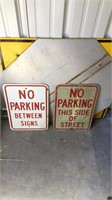 2-No Parking Signs