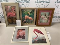 Flamingo wall art