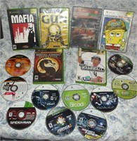 16 X-Box Games Untested