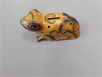 Wooden Frog Bank