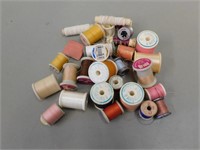 Various Colours of Spools Of Thread