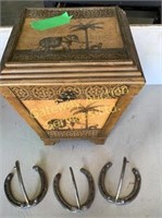 Decorative Wooden Box Approx 13 L x 12 W x 15 H...