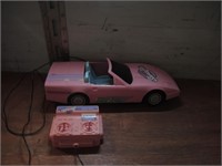 REMOTE CONTROL PINK SPORTS CAR