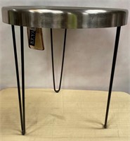 43 - NEW WMC ROUND METAL ACCENT TABLE