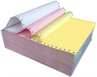 2,100 Sheets Carbonless White Canary Pink