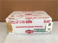 6 Crushed Tomatoes Concentrate,6.11lbs.Cans