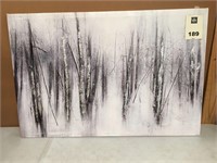 Large Canvas Painting, Trees