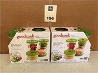 2 Packs of 8 pc Food Storage Containers