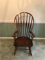 High Quality Large Bowback Windsor Rocking Chair