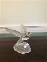 Nice Frosted Crystal Dove Figurine
