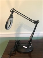 Adjustable Desk Lamp with Magnifier