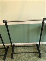 (2) Adjustable Clothing Racks on Wheels