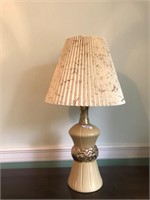 Vintage Ceramic Lamp with Shade