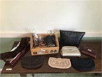 Lot Including Fur Collar, Purses, etc..