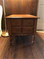 2-Drawer End Table/Side Table