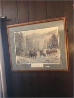 Artist Signed "Nathan Bedford Forest" Lithograph