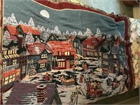 Nice "Dickens Village" Blanket