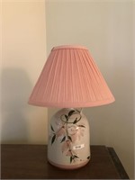 Hand Painted Lamp with Shade