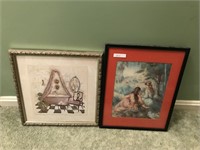 Pair Framed Pictures