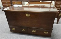 Lane cedar chest with two drawers, 40" wide