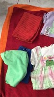 Snoopy blanket and baby clothes 0-3 months