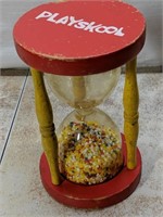50's Vintage Playskool Wooden Hourglass Toy