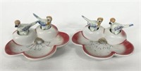 Patent TT Bird & Flower Dishes