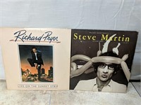 Lot of 2 Comedy Records (Steve Martin/Pryor)