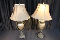 PAIR OF QUALITY LAMPS