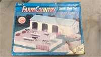 Farm Country Cattle Shed Set