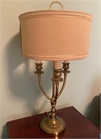 Vintage 3 Light brass lamp