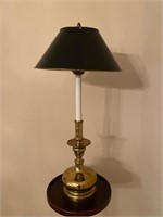 Brass Lamp & Metal Shade