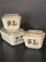 Vintage Pyrex Americana Containers