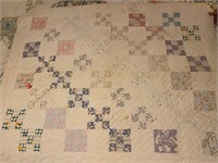 Old hand sewn quilt