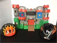 FISHER PRICE CASTLE- 2 YOUTH HELMETS