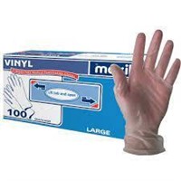 Maxill Vinyl Powder Free Gloves-100 Gloves