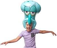 SpongeHeads Inflatable Hat - Squidward