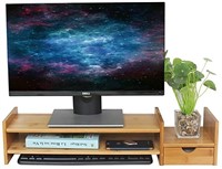 SogesFurniture Monitor Stand w/ Drawer
