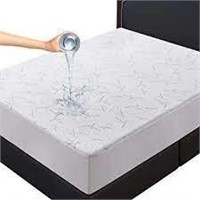 Bamboo Fibre Fitted Mattress Protector Pad