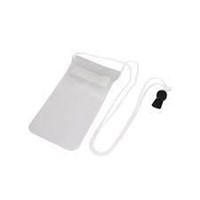Waterproof Phone Pouch-Clear & White