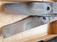 3 used mower blades (approx. 18 3/4")