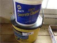 Concrete patch & concrete cleaner (partial contain