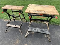 PAIR OF BLACK AND DECKER WORKMATES / 425 AND 200