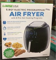 GoWiseUsa 5.8 Qt Electronic Programmable Air Fryer