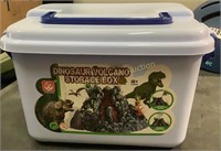 Dinosaur Volcano Storage Box with Toys