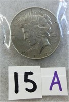 15A- 1926-D Peace silver dollar