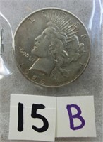 15B- 1926-D Peace silver dollar