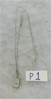 P1- sterling filigree necklace w/satin finish