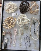 K2- lot costume jewelry (tray not for sale)